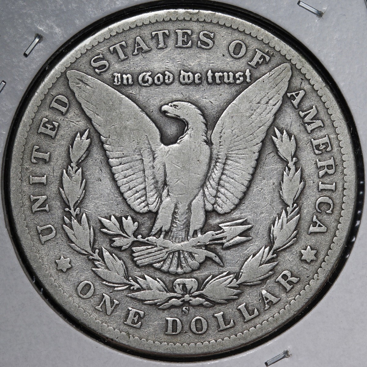oページ 1895-S Morgan Silver Dollar FINE E382 ZXENK | eBay