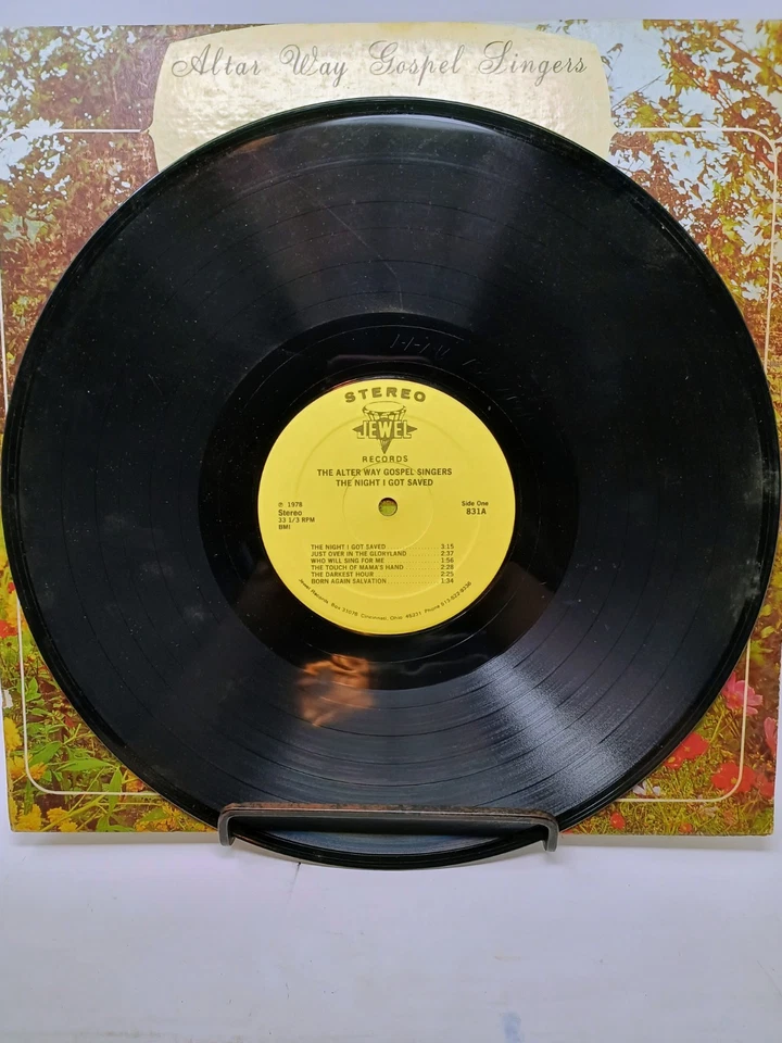 Altar Way Gospel Singers - The Night I Got Saved LP 1978 Jewel Records KY Gospel - Imagem 3 de 4