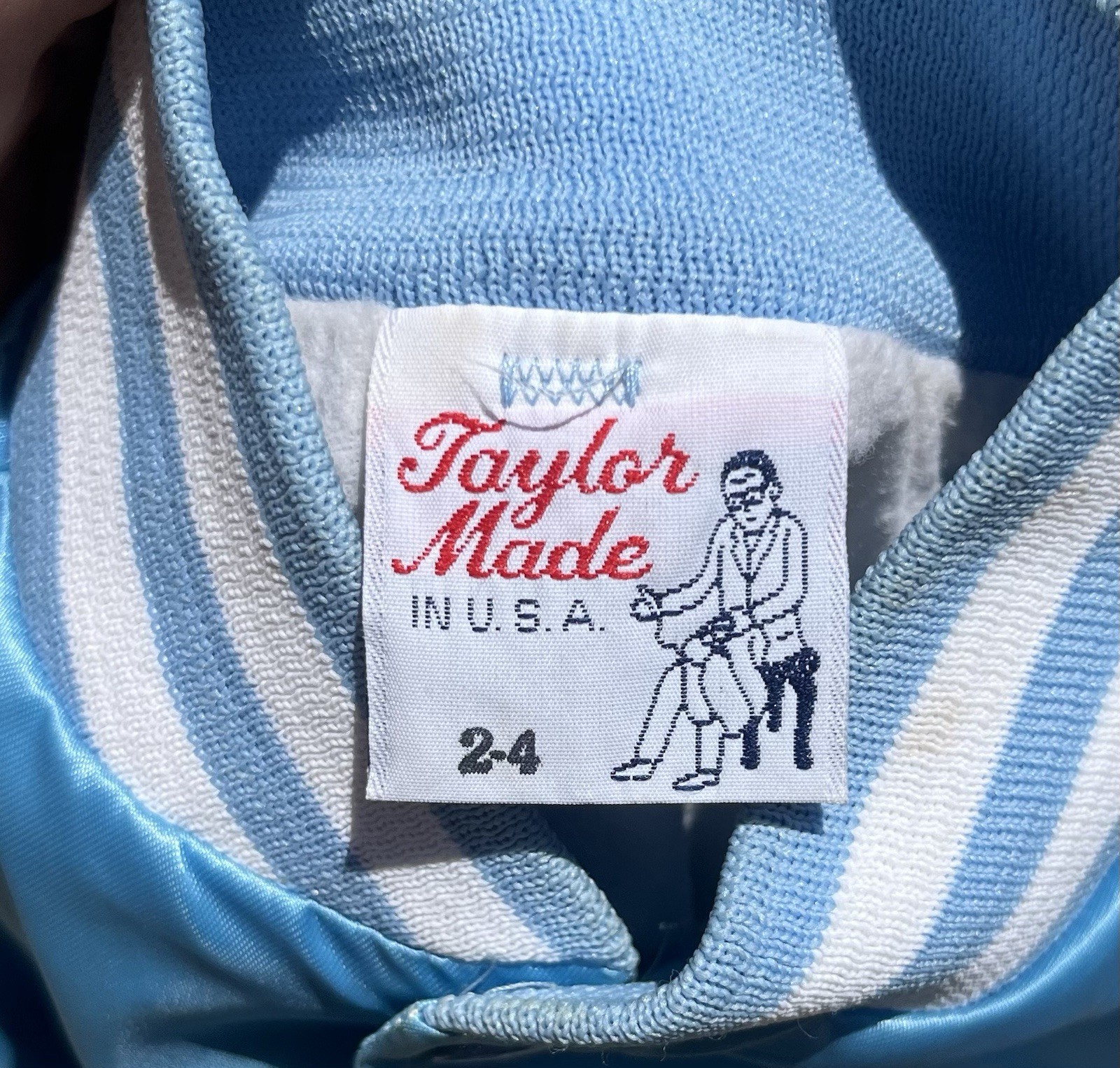 RARA giacca raso vintage anni 80 bambini taglia 2 4 Conway Twitty fila musicale Nashville TN