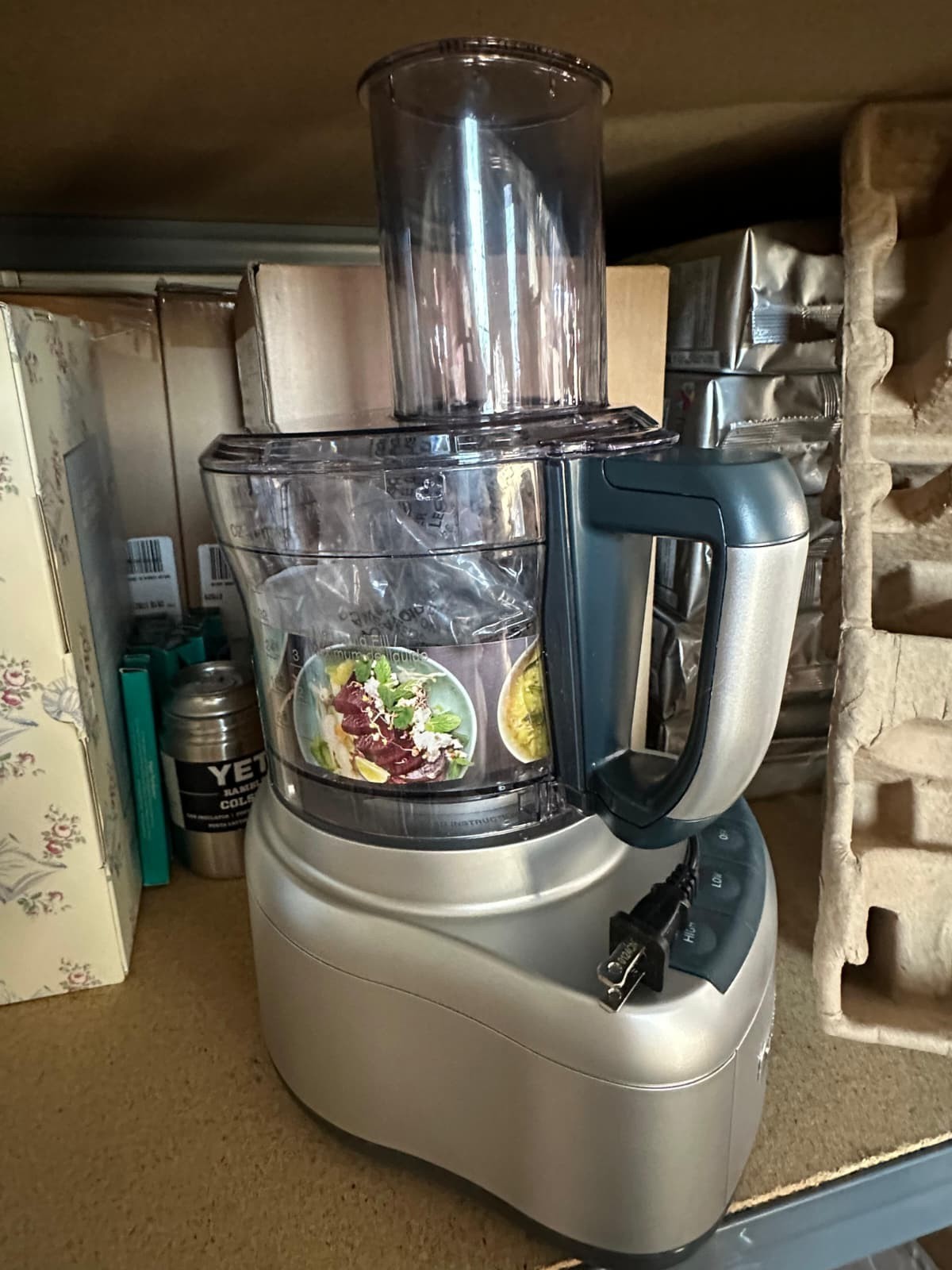 Cuisinart FP-8C Series Elemental 8 Cup Food Processor - Silver (Open Box)