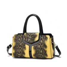 Top handle Satchel bags Shoulder Crossbody Purse Retro Crocodile Hobo Handbag...