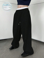Hot Men's Loose Fit Drawstring Sweatpants   Wide Leg, Baggy, Perfect Gift