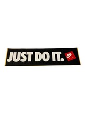 1980s Nike Air Logo Just Do It Original Bumper Sticker Car Decal Swoosh 11" Long