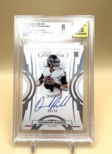 20223 Flawless Football Desmond Ridder Rookie Debut Signature #/20 BGS 8 Bengals