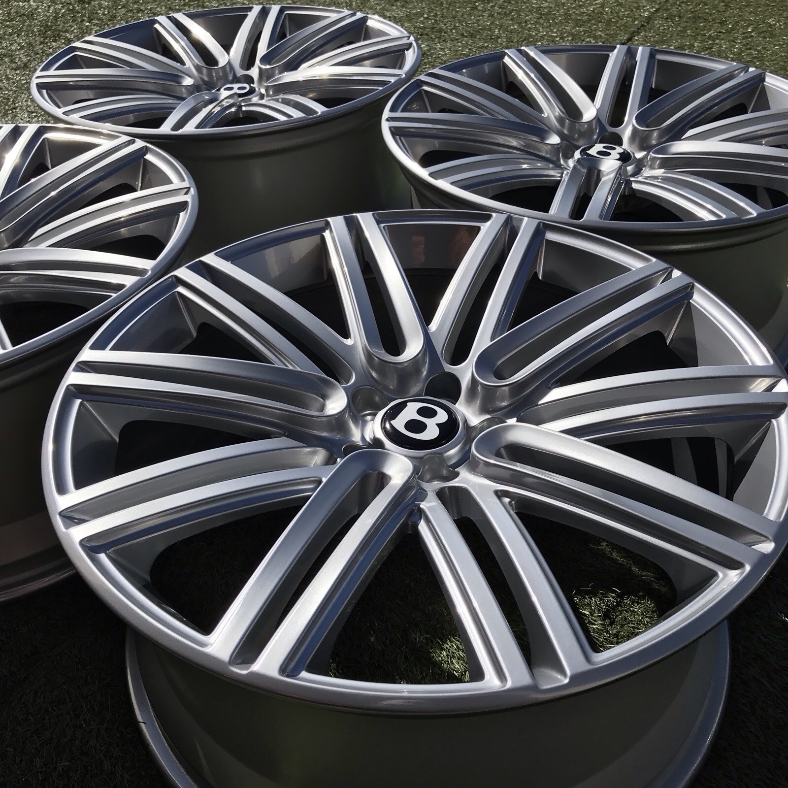 21 BENTLEY CONTINENTAL RIMS OEM FORGED 3W0601025DN GT  FACTORY WHEELS GTC SPEED