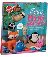 Sew Mini Animals Klutz Craft 8" Length x 1.5" Width x 9" Height Kit