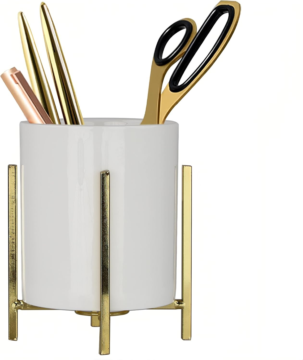 Holder For Desk, Gold Desk Organizers And