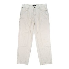 Jaded London Pants Men 36 White Carpenter Utility Double-Knee Straight 36x30