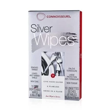 Connoisseurs Silver Cleaner Wipes, 10 Count