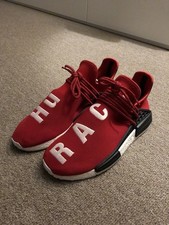 adidas gazelle silver green womens Adidas NMD HU Pharrell Human Race Scarlet – SoleMate Sneakers main image 0