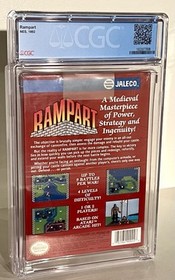 Rampart NES CGC Graded 9.0 A+ Brand New Factory Sealed Nintendo Not WATA