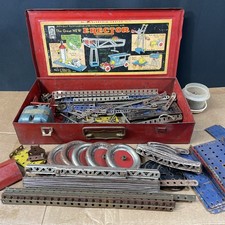 Vintage Gilbert Erector Set No. 6 1/2 Electric Engine Set As Is Parts - Read