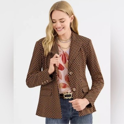 Cabi New NWT Dandy Blazer #4677 Brown XS - XL Was $199 | eBay