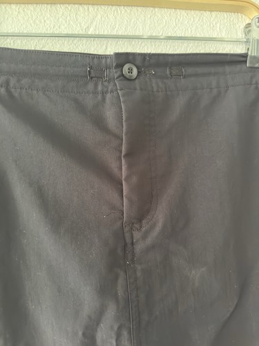 Patagonia Damengröße 10 schwarz Nylon/Poly Cargotasche Skort mit Kordelzug - Bild 4 von 12