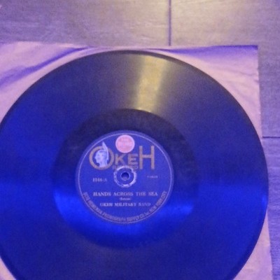 OKEH Military Band Hands Across the Sea Sousa March 78 RPM OKEH Record