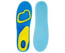 Orthotic Foot Support Active Insoles Sport Comfort Shoe Shock Absorb Gel Heel