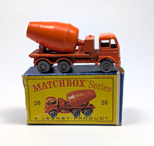 Matchbox Lesney n. Miscelatore cemento 26 Foden - Con scatola - Vintage - Made in England