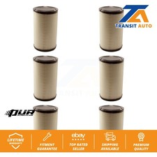 Engine Air Filter (6 Pack) For Chevrolet GMC K1500 C1500 K2500 K3500 Tahoe C2500