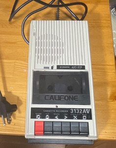 Vintage Cassette Recorder Califone 3132AV 