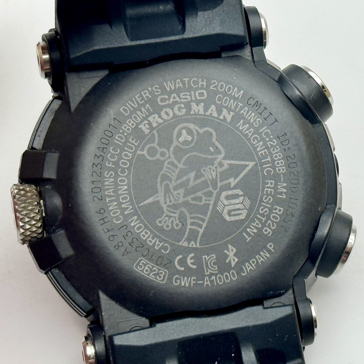 CASIO G-SHOCK FROGMAN GWF-A1000-1AJF Solar Bluetooth Diver's 200m