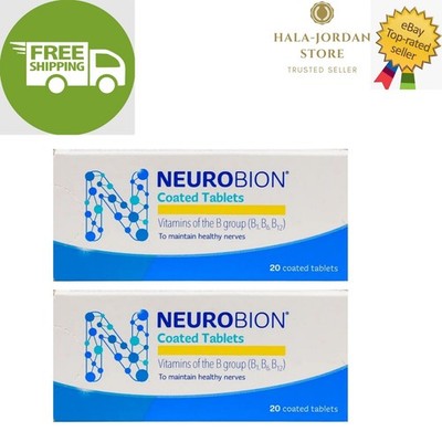 2 x Neurobion - Vitamin B1, B6, B12/Nervenlinderung, 20 Tabletten  VERSANDKOS...