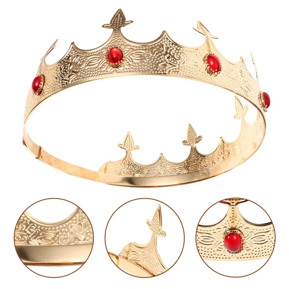 Couronne de Prince, couronne de Cosplay, couronne décorative, couvre-chef de - Photo 4/4