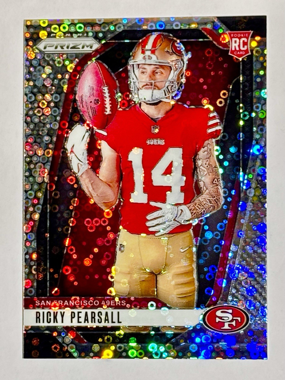2024 Panini Prizm Ricky Pearsall No Huddle Rookie Variation #34 49ers