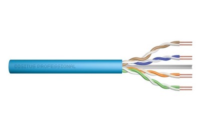 Digitus CAT 6A U/UTP Verlegekabel, 500 m, Simplex, Eca