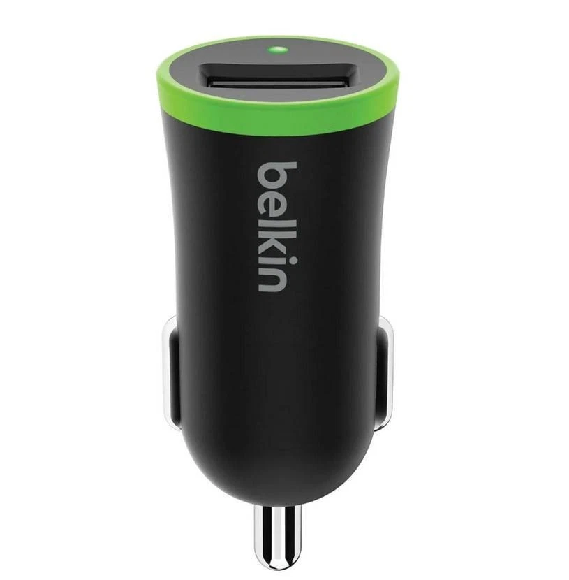 Cargador de coche Belkin USB 2.4 A 12V - negro Foto 3 de 4