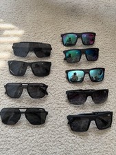Lot Of 9 Quay Sunglasses Men Various Styles