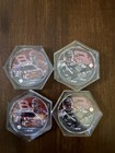 Dale Earnhardt Jr. & Dale Earnhardt Sr. Plastic Coasters New Collectible NASCAR — photo 1