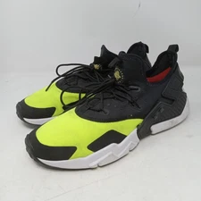 Nike Air Huarache Shoes Mens Size 10.5 Yellow Black AH7334-700 Athletic Sneakers