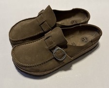 Birkenstock Buckley Suede Clogs Gray Taupe EU 40 Women  s 9 Men  s 7