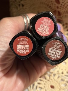 Avon True Color Perfectly Matte Lipsticks - Pure Pink, Red Supreme & Superb Wine