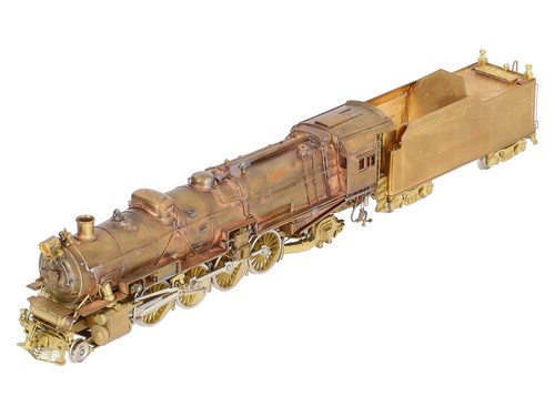 Sunset Models HO Brass PRR M1 4-8-2 Steam Locomotive & Tender - unpainted EX/Box - Picture 5 of 12