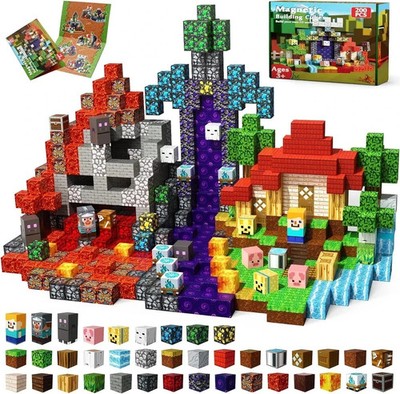 200 PCS Magnetic Blocks - Magnet Tiles Toys for Kids, Boys and Girls, Magnetic B