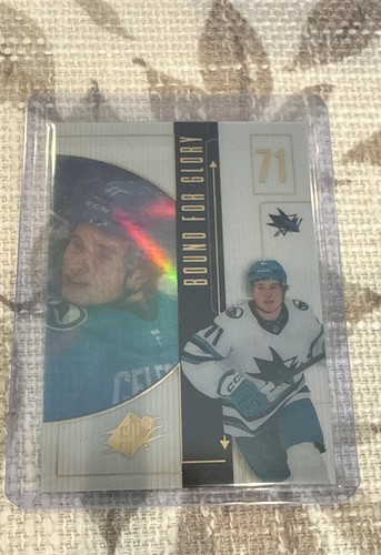Macklin Celebrini #BFG-2 2024 SPx Bound for Glory card