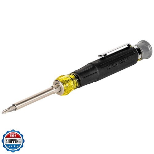 Klein Tools 32600P Mini Precision Screwdriver with Pocket Clip, 13-in-1 Magne - Picture 1 of 5