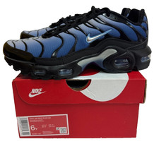 Nike Air Max TN Plus Black Running Sneakers Trainers Sports Logo Shoes Men 6US