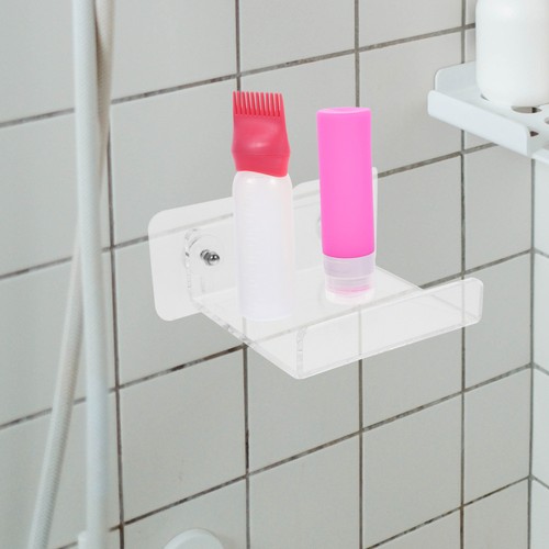 Nail Free Rack No-punch Shelf for Bathroom Shower Floating Shelves - Picture 5 of 12