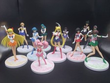 Sailor Moon Girls Memories Figure Set of 10 No Box Banpresto Used from Japan