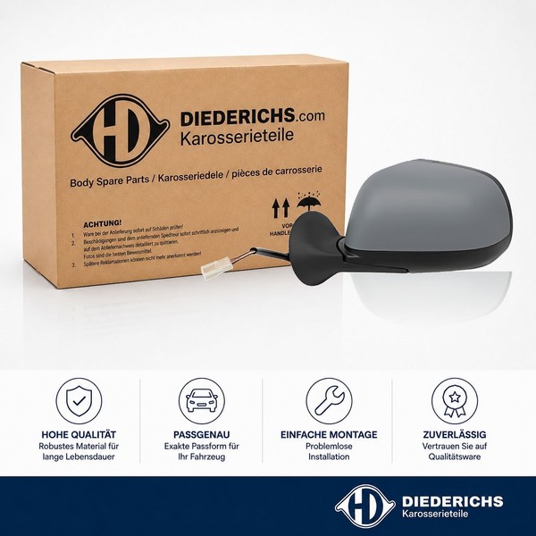 Aussenspiegel Links Diederichs 4560225 FÜR Dacia-image