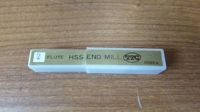 TTC HSS End Mill 2 flute 7/32x3/8 CNC Machining 3/8 shank 2DRS Bit