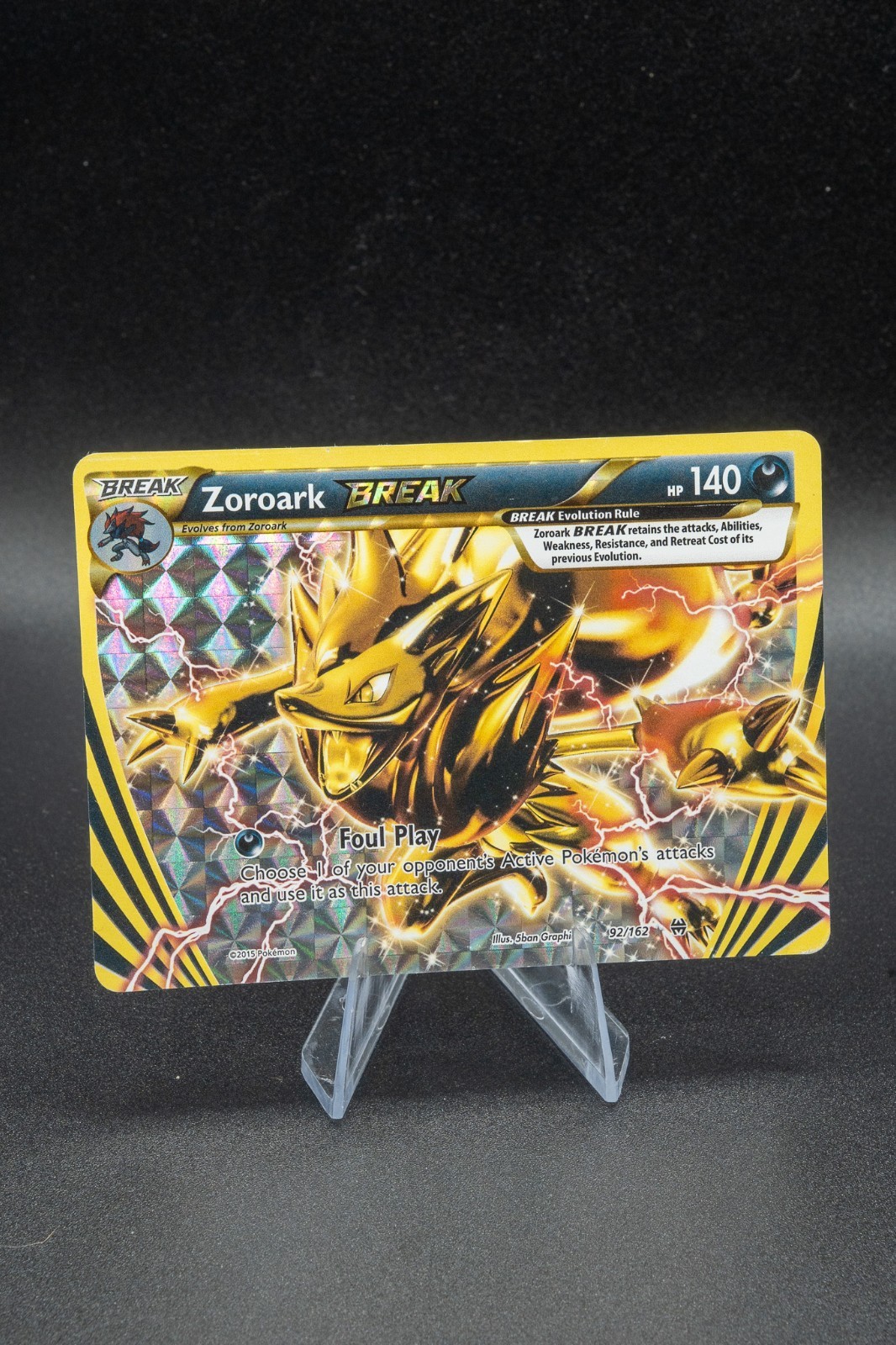 Zoroark BREAK 92/162 XY - BREAKthrough - Pokemon Card - MP Moderate Play ++