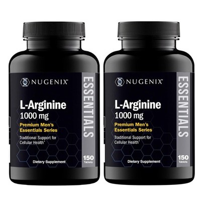Nugenix Essentials L-Arginine Amino Acid Supplement 1000mg 300 Tablets