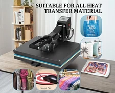 16"X24" Digital Clamshell T-shirt Heat Press Machine Sublimation Transfer Print
