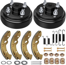 EZGO TXT Brake Drum Kit for 1996-Up Electric Golf Carts, OEM Replacement Parts