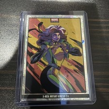 Marvel Panini Anthology 2025 Glitch Holo X-Men Mutant Gen 2.0 Card 38 - 418 /500