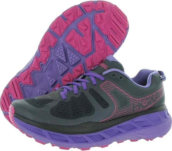 New Women's Hoka One One Stinson ATR 5 Hiking Running Shoes Size 6-9 Purple