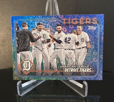 #'d/50   MIGUEL CABRERA SSP 2024 Topps Detroit Tigers Easter Flowers Holofoil 6